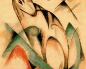 弗朗茨 马克 : Seated Mythical Animal